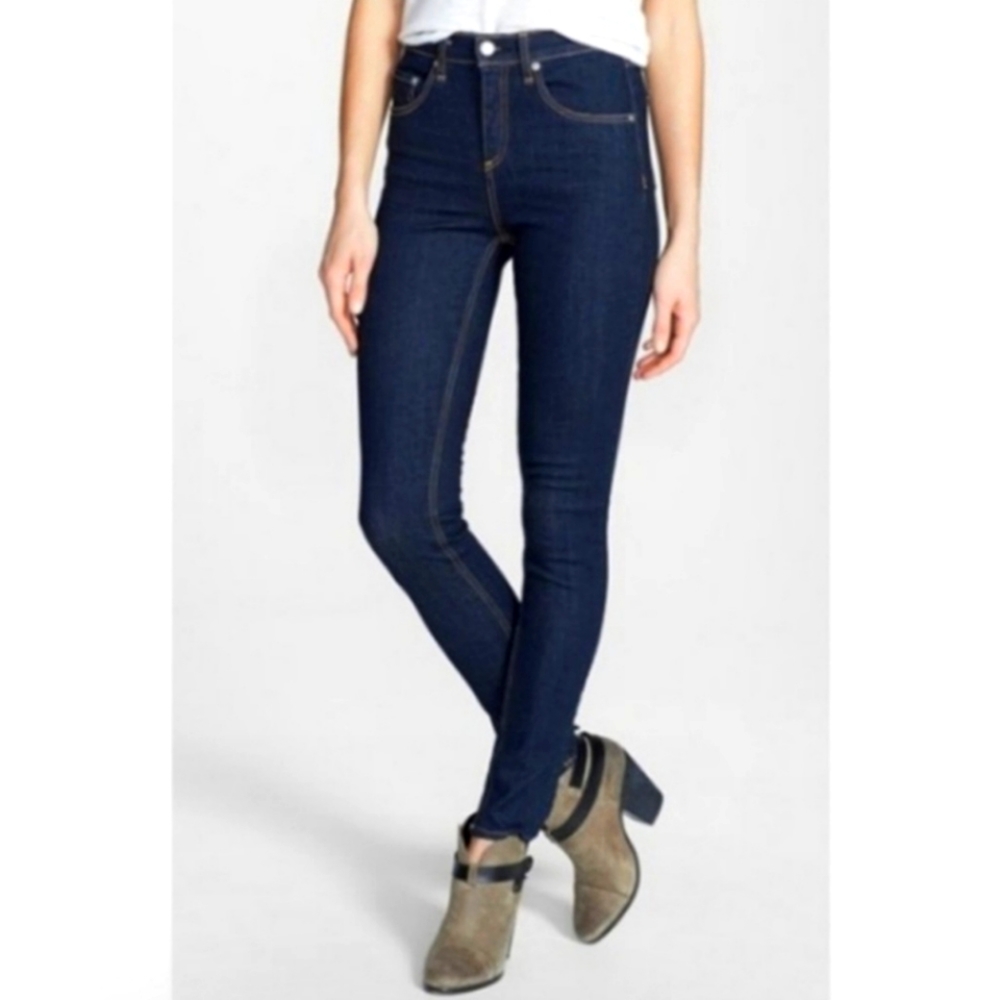 Rag & Bone GORGEOUS high rise skinny jeans. Generous size 25/26